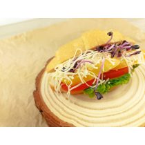 Vegetáriánus mini croissant szendvics