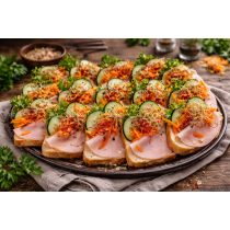 Sonkás party szendvics