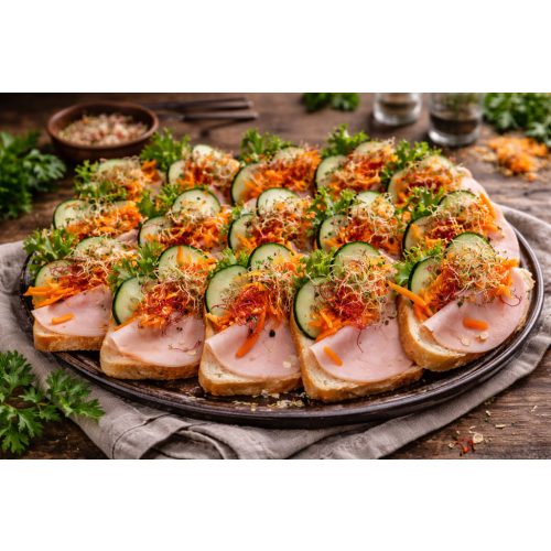 Sonkás party szendvics