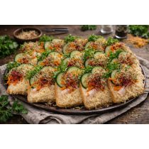 Sonkás-Sajtos party szendvics