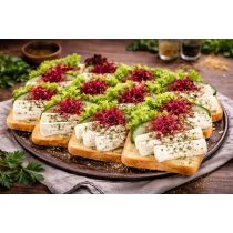 Camembert sajtos party szendvics