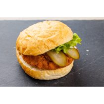 Zsemle sajttal töltött csirkemellel